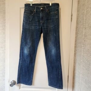 Lucky Brand Blue Straight Jeans Classic Style Size 32/30 Euc